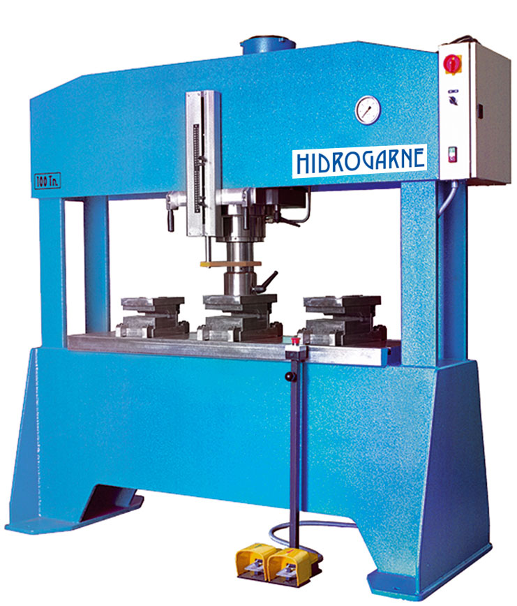presse hydraulique d'atelier hydrogarne série FLM 100 T