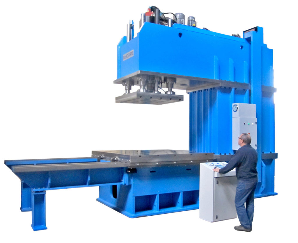 presse hydraulique à col de cygne hydrogarne série CM 250 t